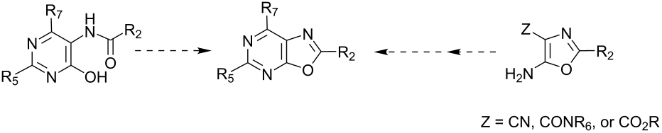  or 5-mercaptooxazolo[5,4-d]pyrimidin-7(6H)-ones [9-oxa-2-thio-xanthines] 