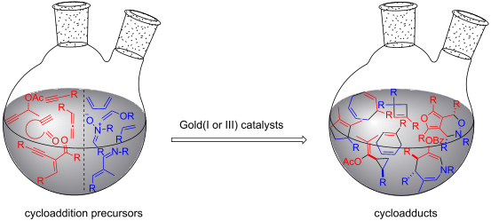 Recent developments in gold-catalyzed cycloaddition reactions