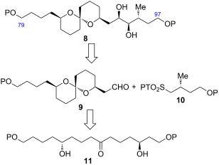 Stereoselective synthesis of the C79–C97 fragment of symbiodinolide